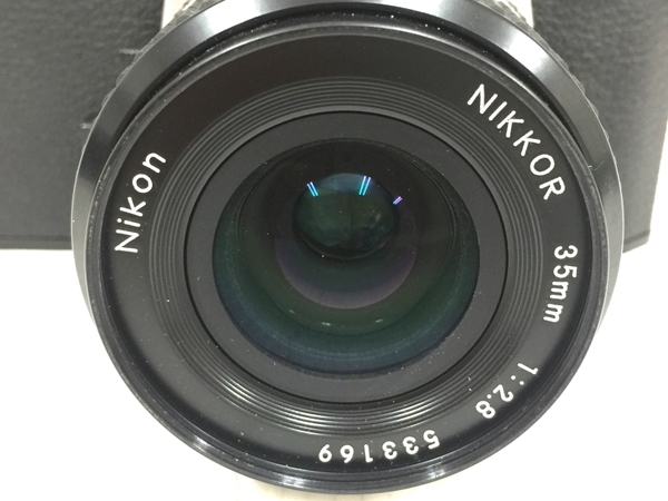 Nikon FE初代 黒 FE レンズ:Nikkor 35mm F2.8 Nikon - 完動品◎ニコン