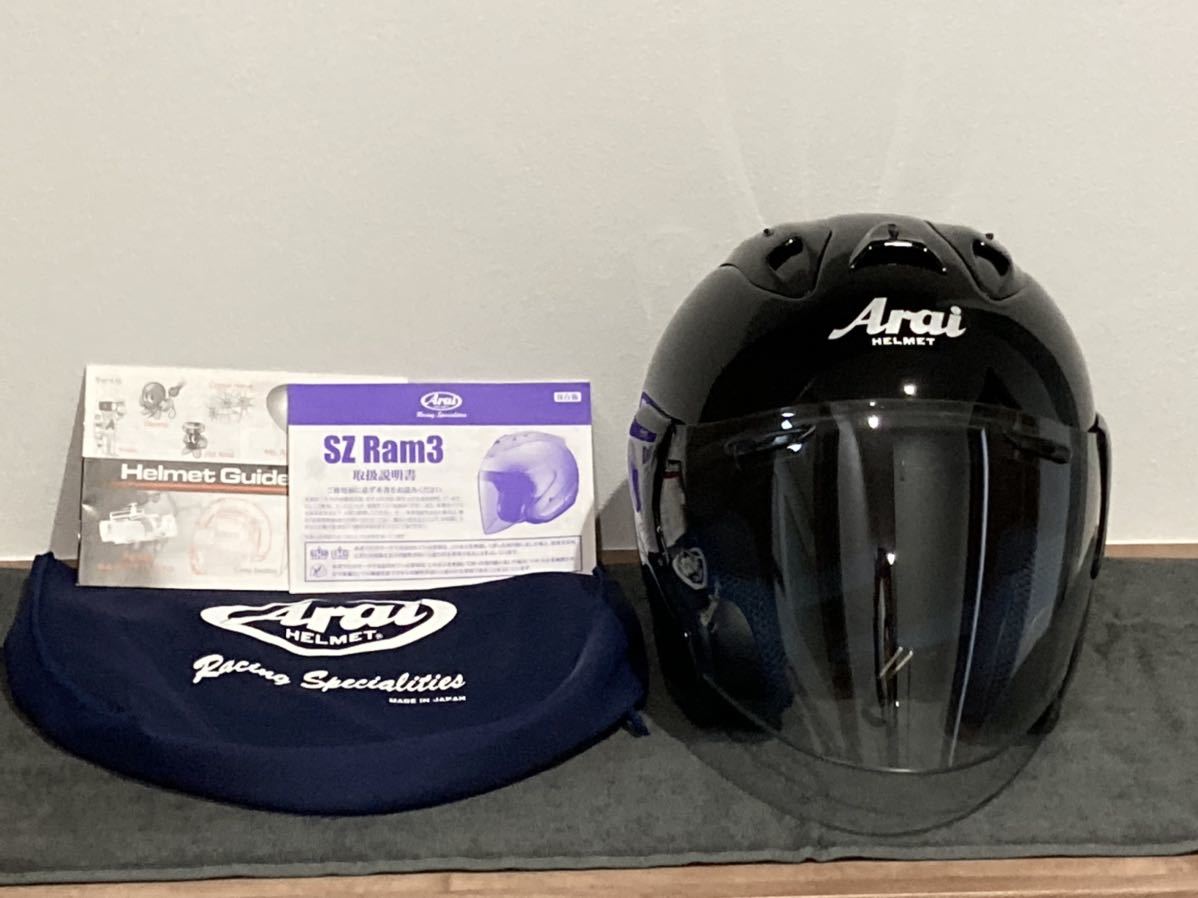 極美品】アライ SZ Ram3 Mサイズ ブラック Arai ブラック Mサイズ