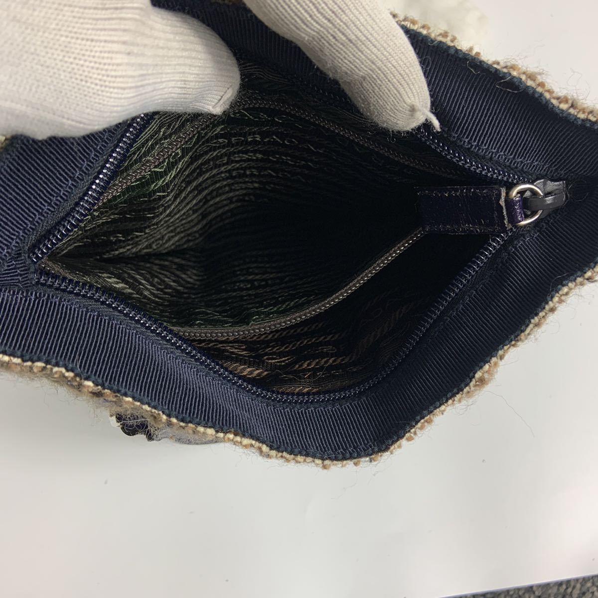 1円 【希少 極美品】 PRADA プラダ ハンドバッグ ミニ トートバッグ 