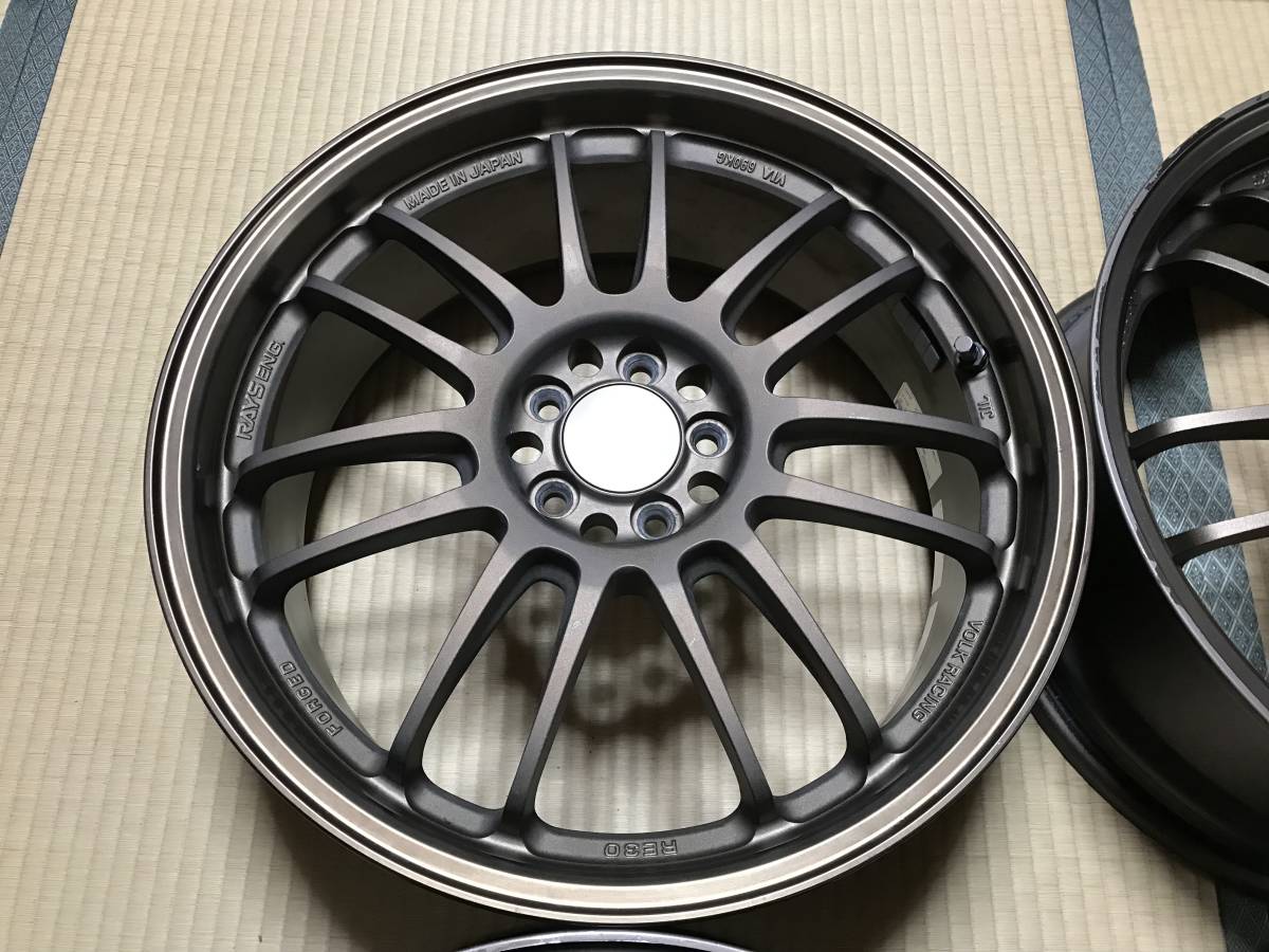 軽量 鍛造 RAYS VOLKRACING RE30 18インチ 7.5J PCD100 5穴 +50 86 BRZ 