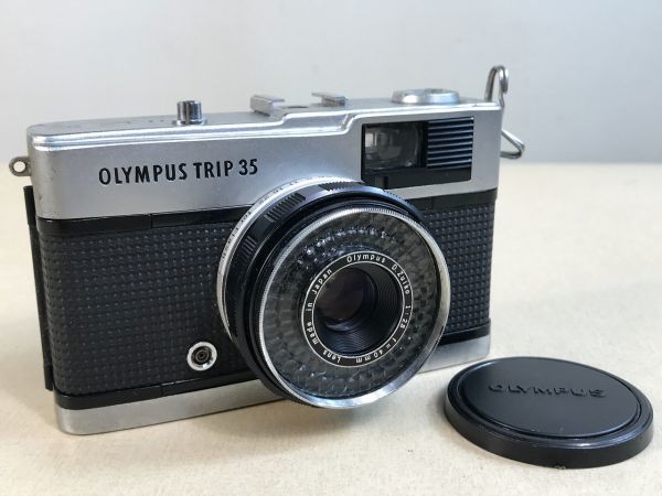 格安，送料無料 BH136 オリンパス フィルムカメラ シャッターOK ORYMPUS TRIP35 D.Zuiko 1:2.8 f=40mm N(コンパクトカメラ)｜売買されたオークション情報、yahooの商品情報をアーカイブ公開 - オークファン コンパクトカメラ