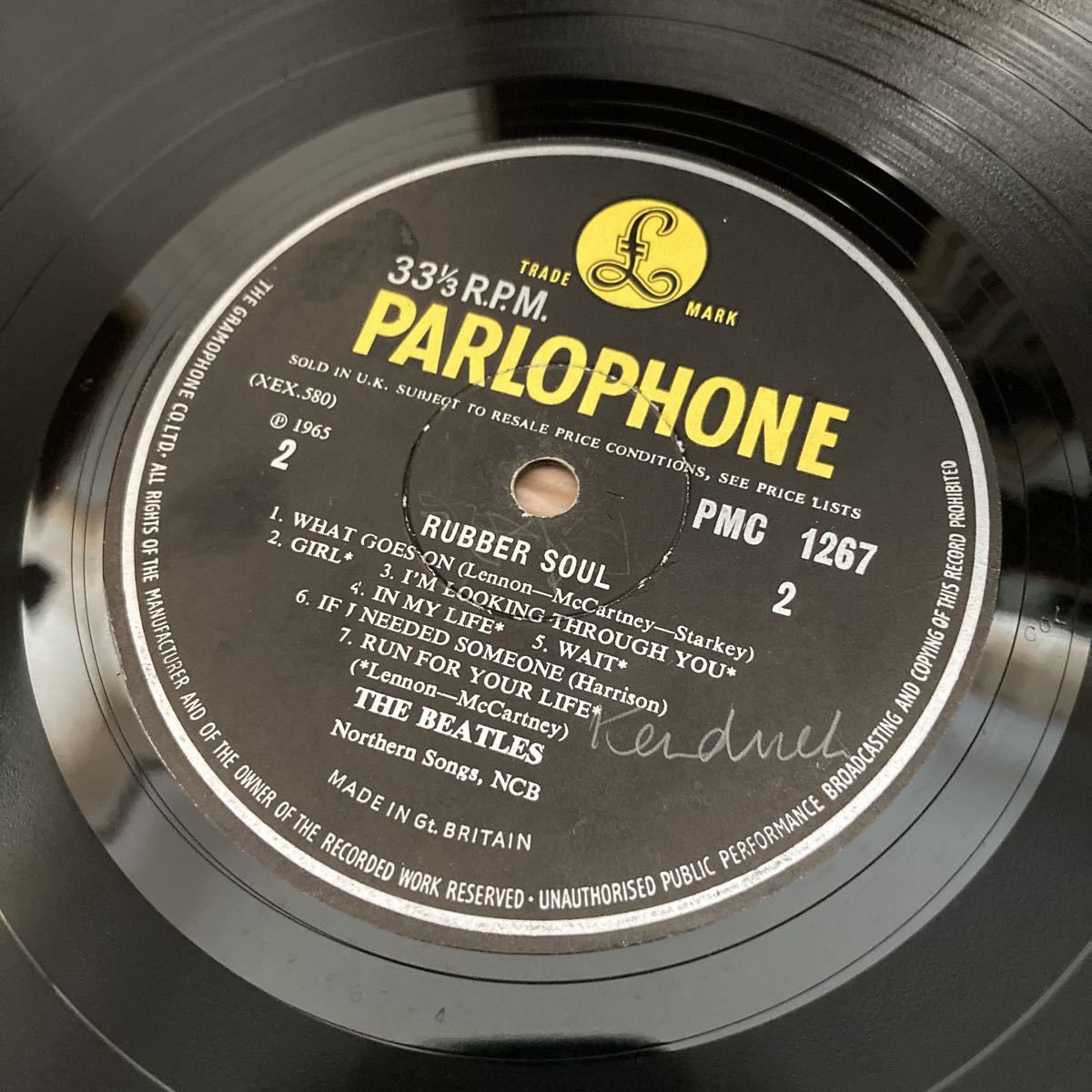 BEATLES RUBBER SOUL 英国オリジナルモノラル盤 ビートルズ ラバー