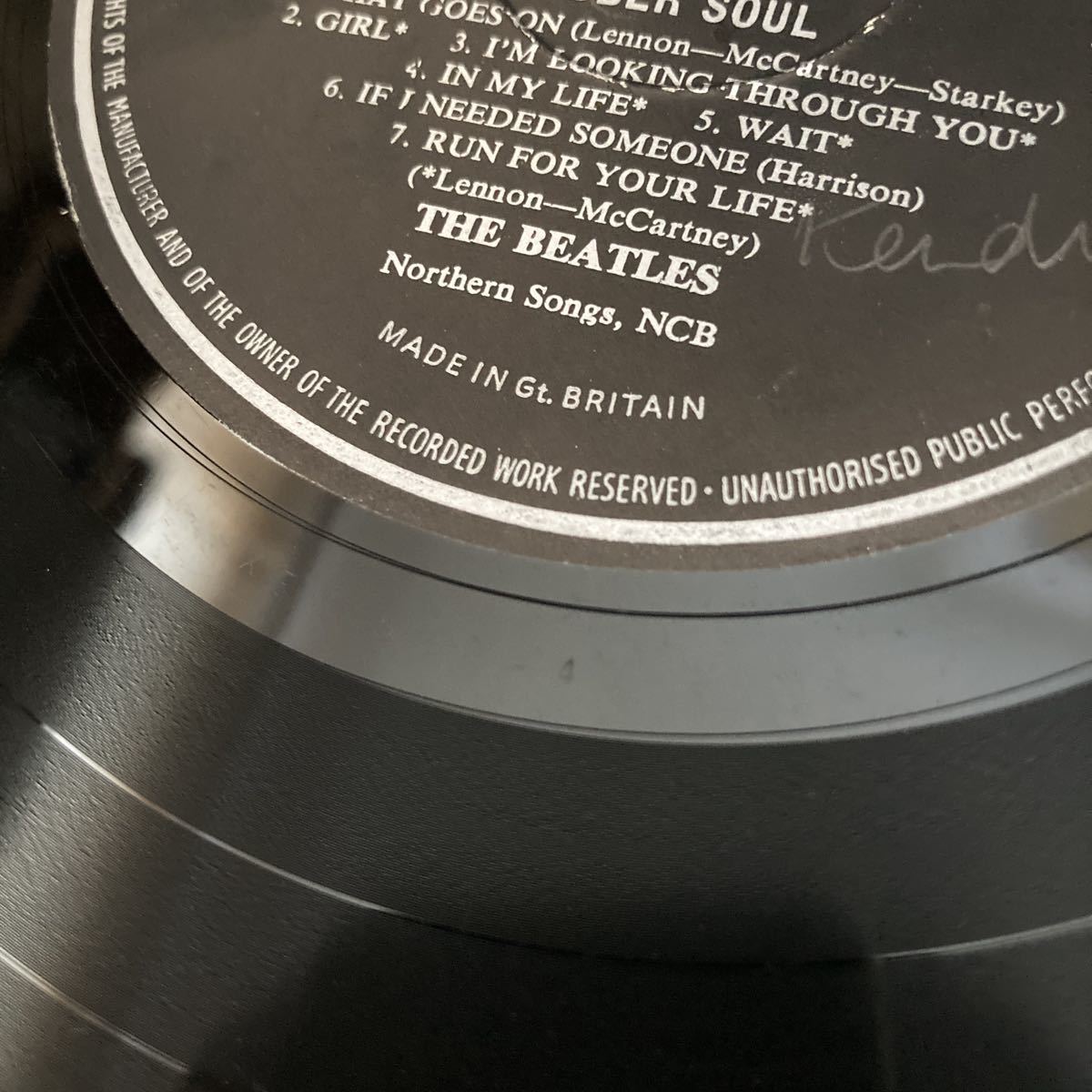 BEATLES RUBBER SOUL 英国オリジナルモノラル盤 ビートルズ ラバー