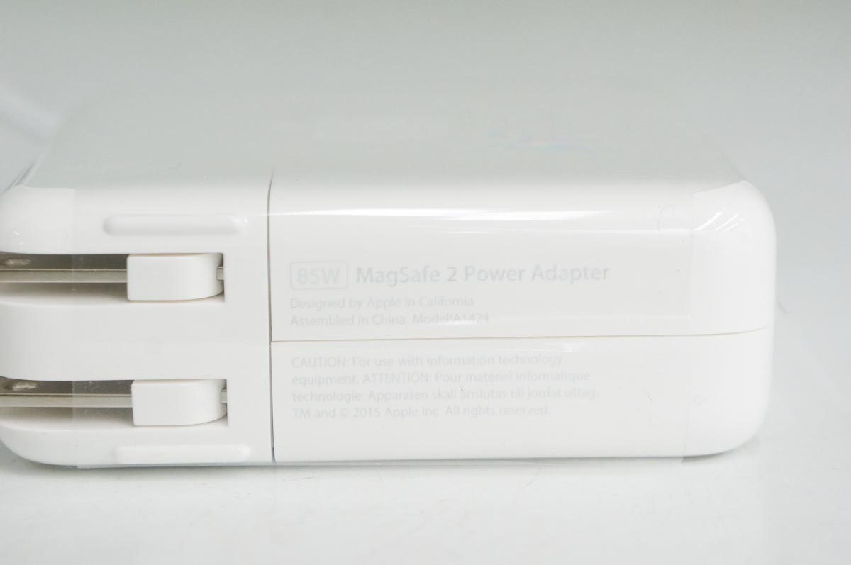 Apple 純正 85W MagSafe 2 Power Adapter ACアダプター MD506J/A A1424