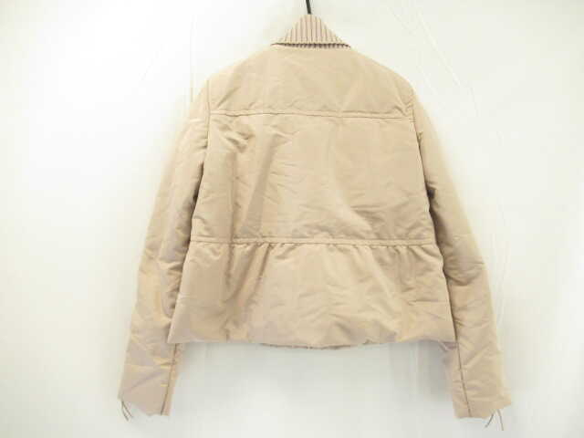 ◇ 美品 ヴァレンティノ レディース ミンク付き ジャケット サイズ8 ベージュ CA916 ヴァレンティノ VALENTINO レディース ピンク ベスト ファッション