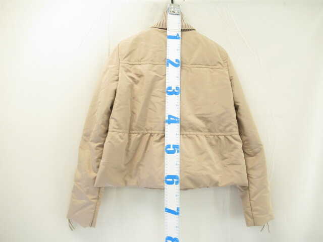◇ 美品 ヴァレンティノ レディース ミンク付き ジャケット サイズ8 ベージュ CA916 ヴァレンティノ VALENTINO レディース ピンク ベスト ファッション