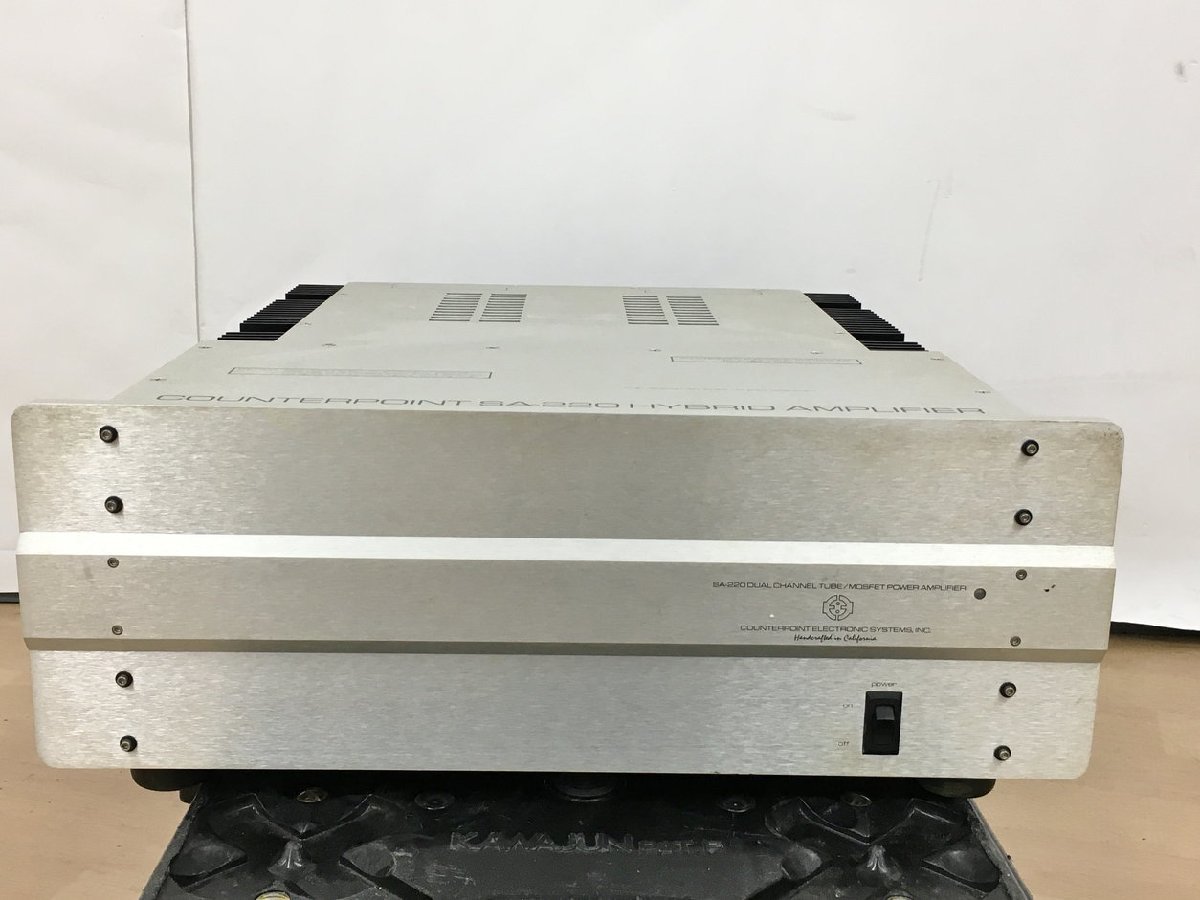 SALE，100%新品 カウンターポイント COUNTERPOINT ハイブリッドアンプ SA-220 ステレオパワーアンプ ジャンク 2202LR164(一般)｜売買されたオークション情報、yahooの商品情報をアーカイブ公開 - オークファン その他
