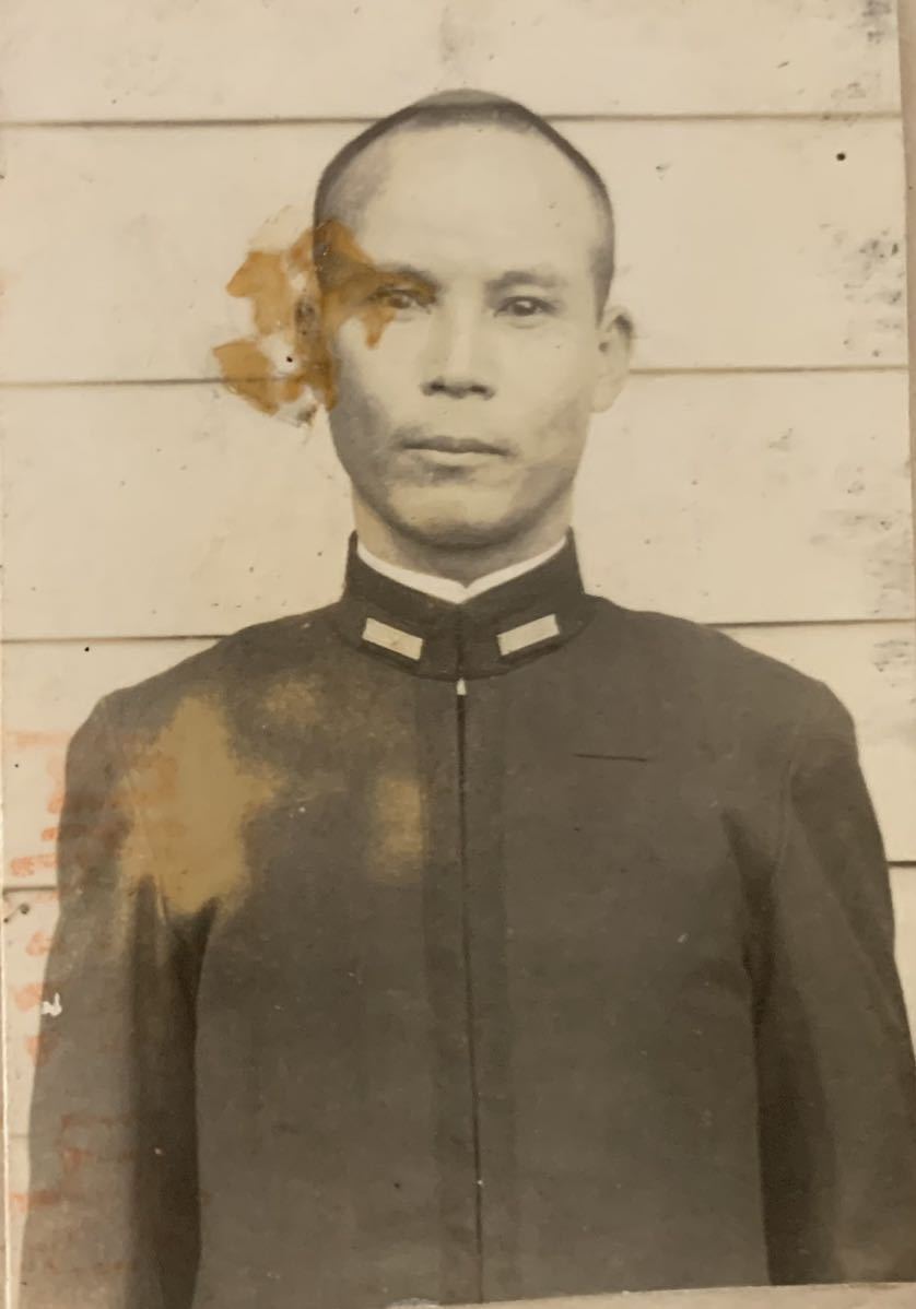 帝国海軍 身分証明書 古写真 1枚 / 日本軍 軍人 海軍 セーラー服 戦闘