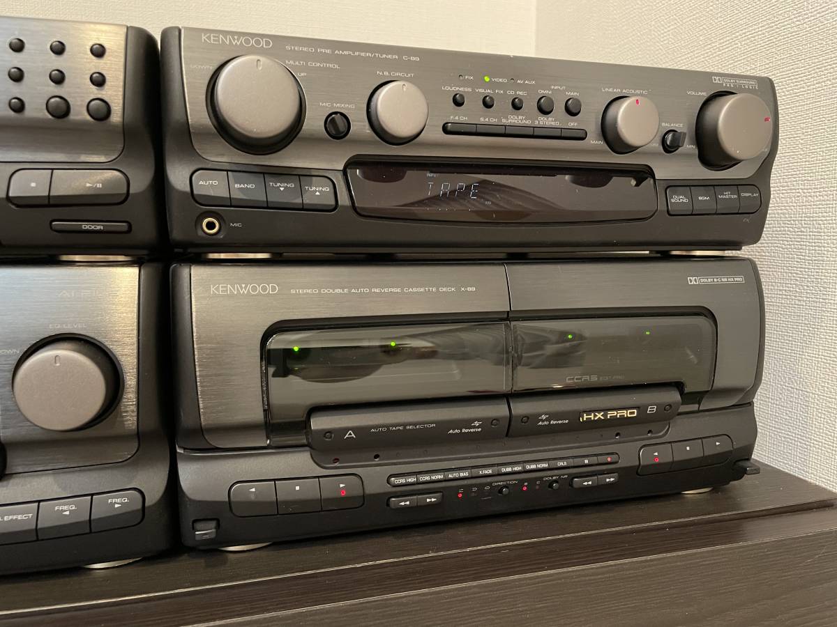 【SALE，格安】 KENWOOD　B-B9/C-B9/X-B9/DP-MB9　コンポシステム　現状品