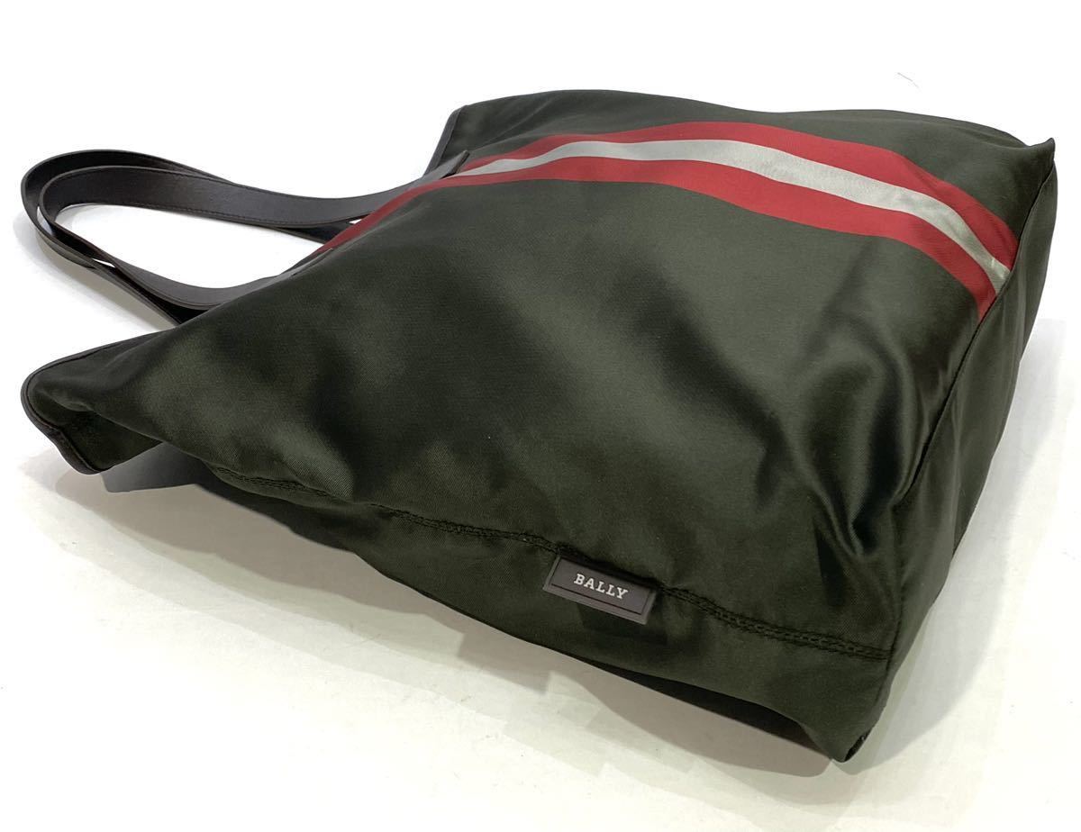正規品 BALLY TRAIO ナイロン×レザー トートバッグ バリー トレイン