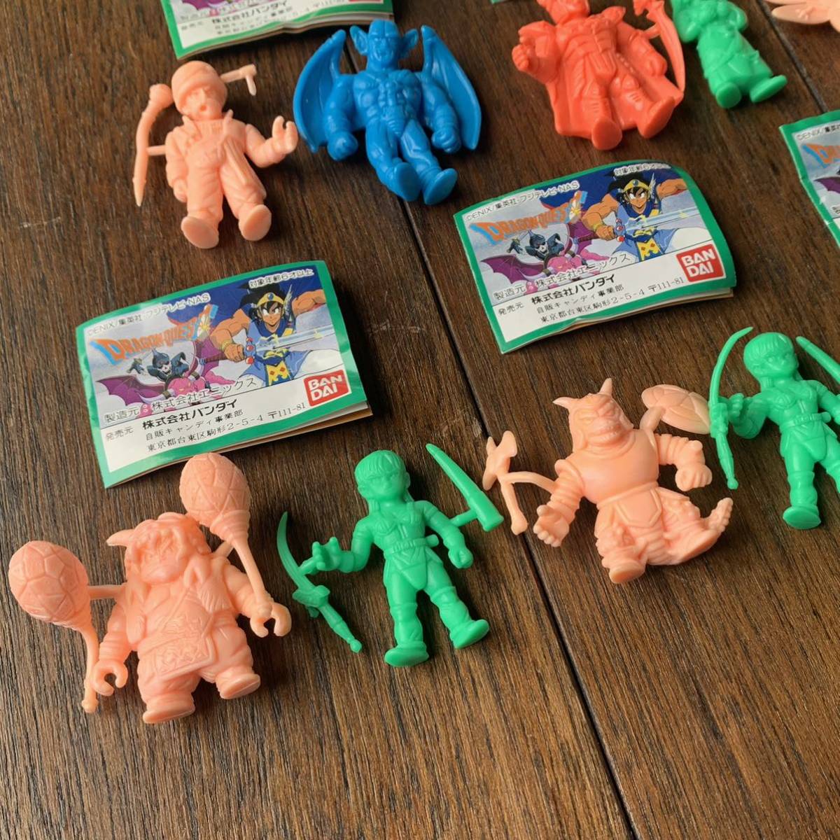 当時物 バンダイ ドラゴンクエスト 消しゴム ガチャガチャ セット
