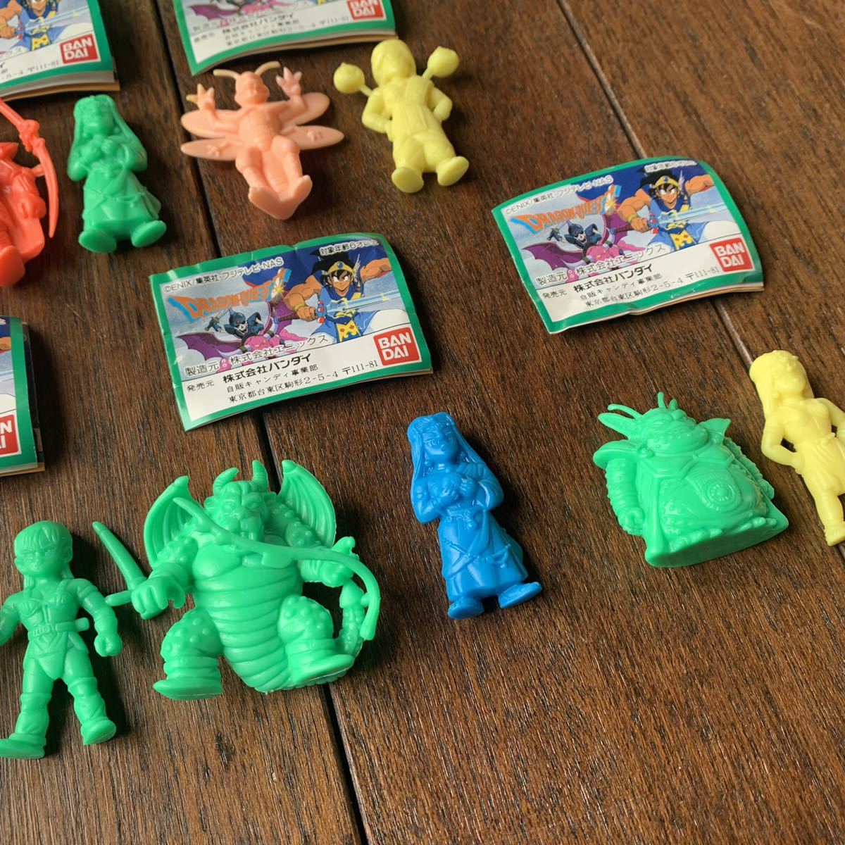 当時物 バンダイ ドラゴンクエスト 消しゴム ガチャガチャ セット