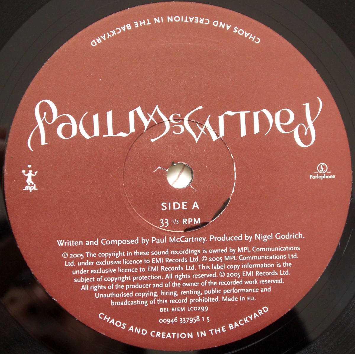 Creation Chaos Paul - McCartney Backyard In The and And : in – the