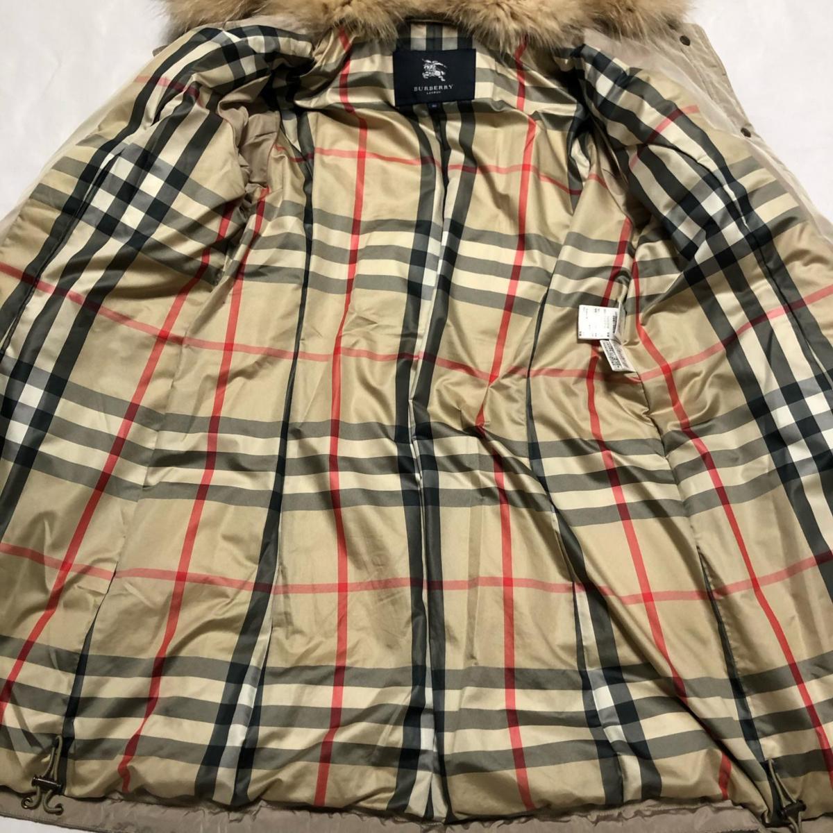 バーバリー BURBERRY ロンドン ロングコート ダウン×フェザー 裏地ノバ 