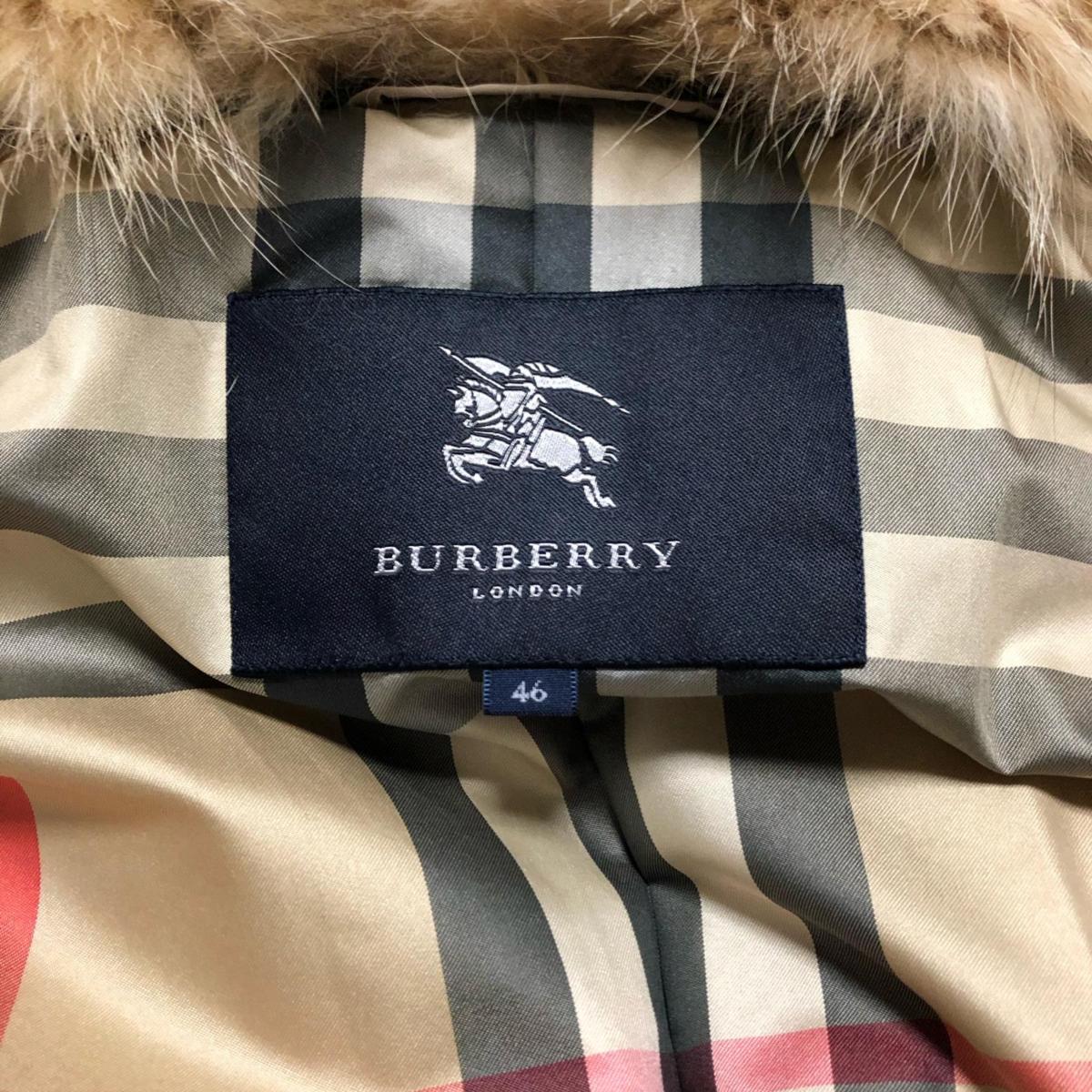 バーバリー BURBERRY ロンドン ロングコート ダウン×フェザー 裏地ノバ 