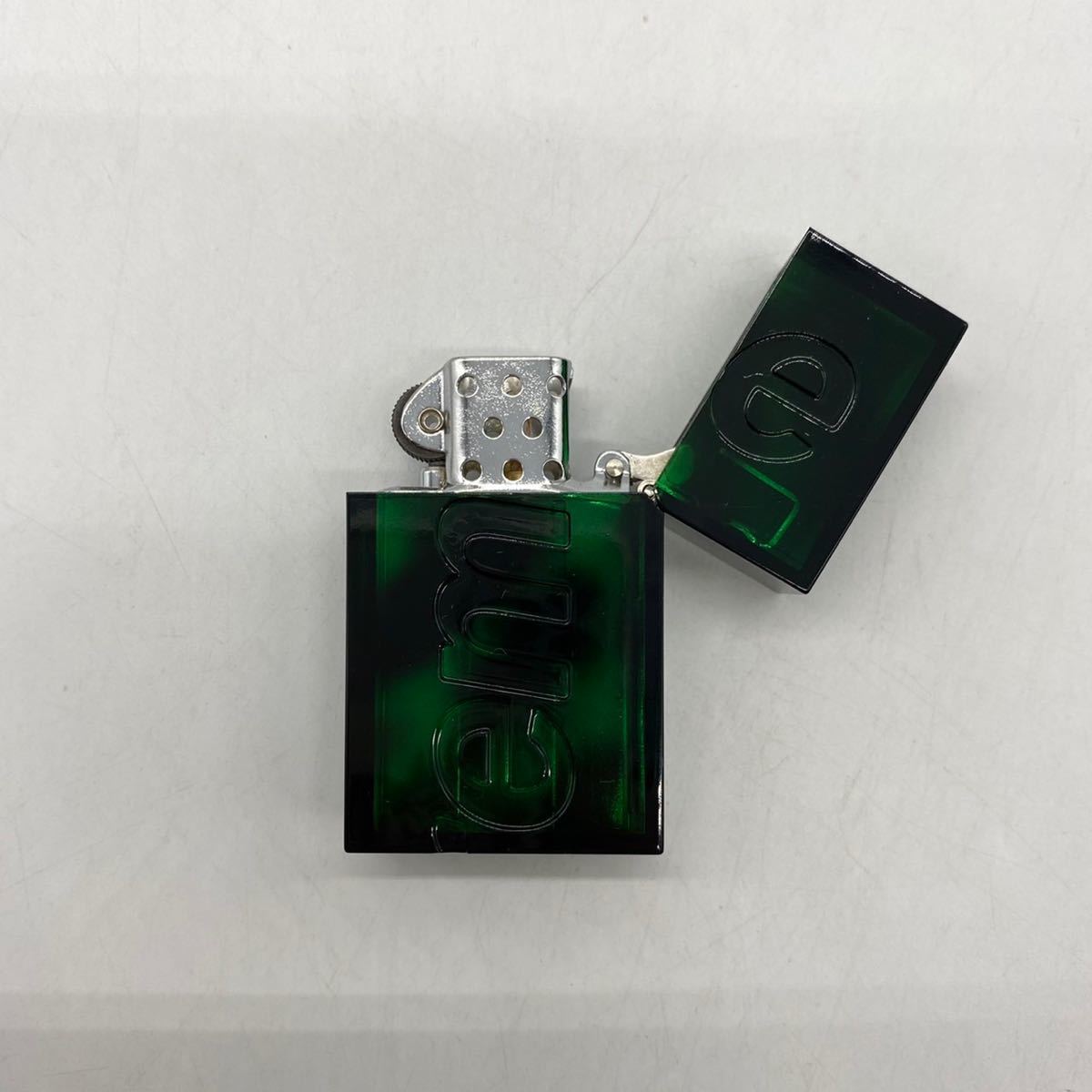 Supreme Tsubota Pearl Hard Edge Lighter Green Zippo シュプリーム 