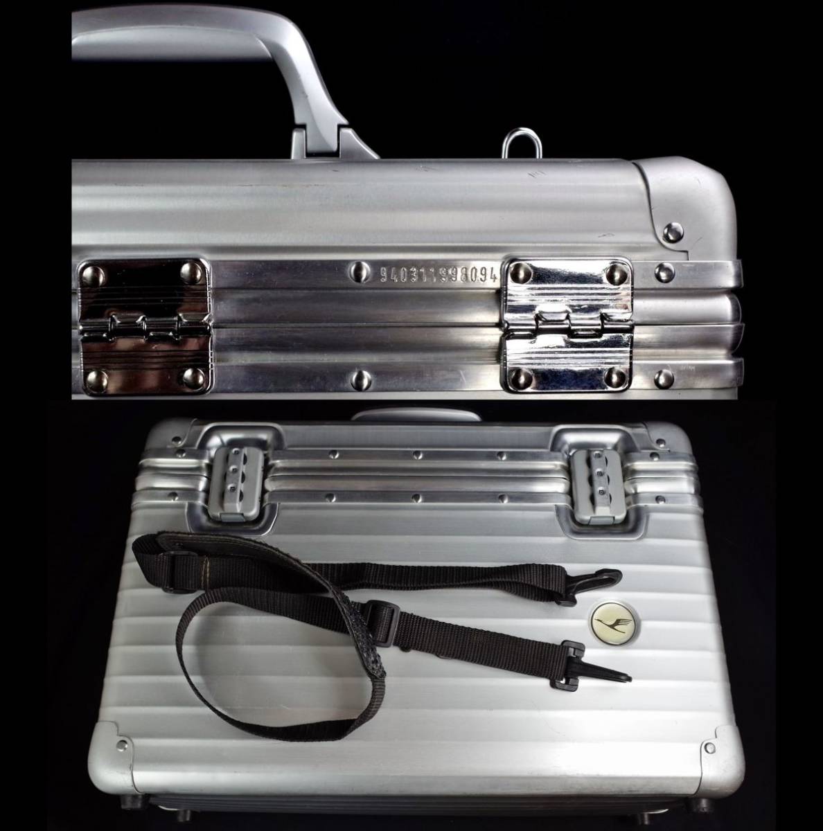 RIMOWA リモワ 940.31 トパーズ『Lufthansa』アルミ・パイロットケース