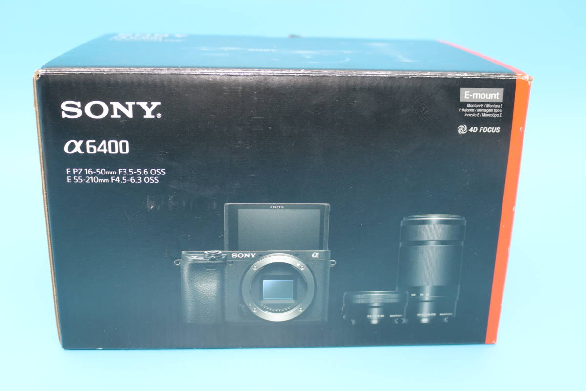 56-52 SONY ソニー α6400 ダブルズームキット E PZ 16-50mm E 55-210mm