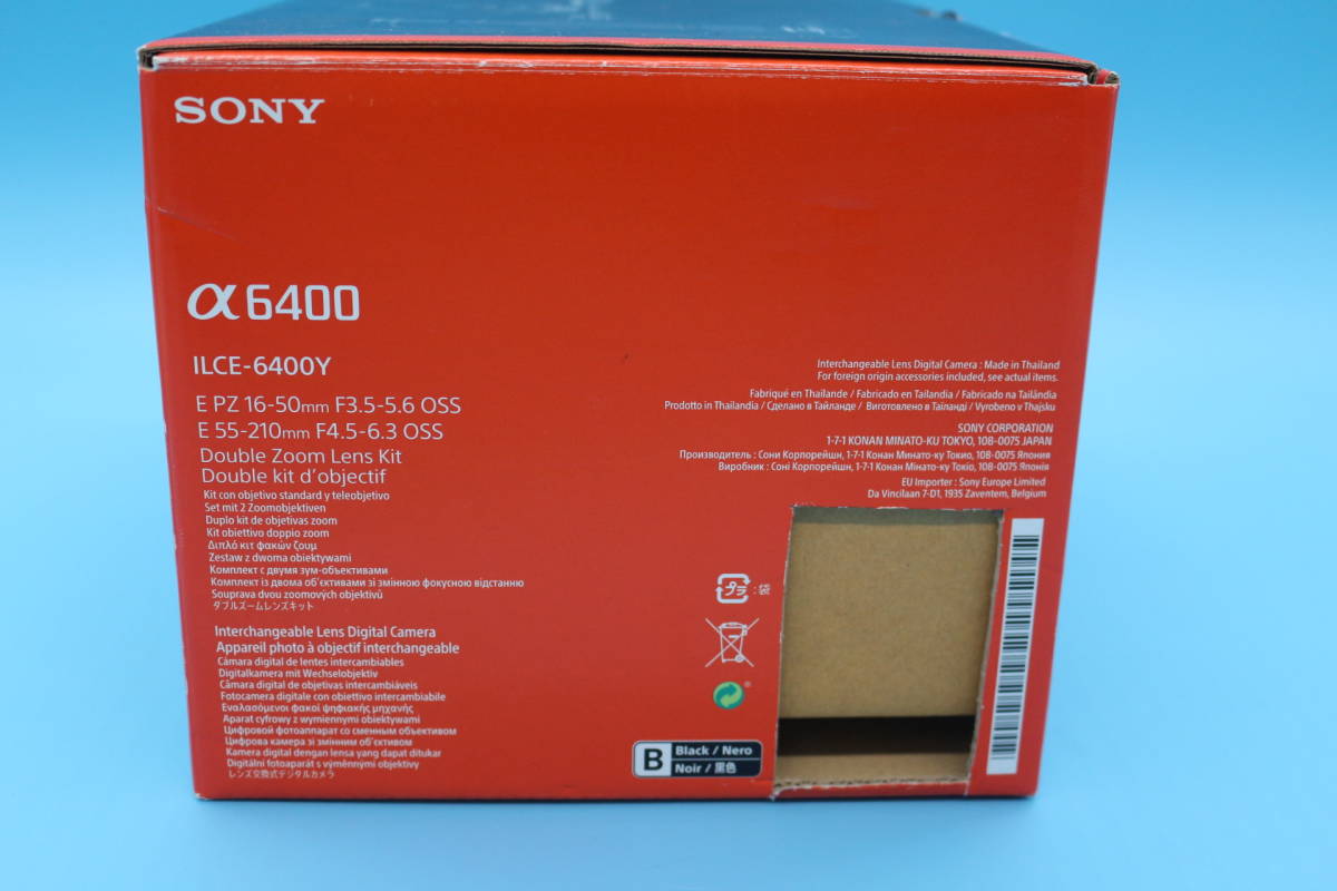 56-52 SONY ソニー α6400 ダブルズームキット E PZ 16-50mm E 55-210mm 