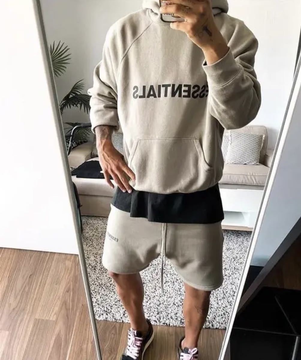 新品未使用essentialsエッセンシャルズ パーカー Camel サイズM(M 