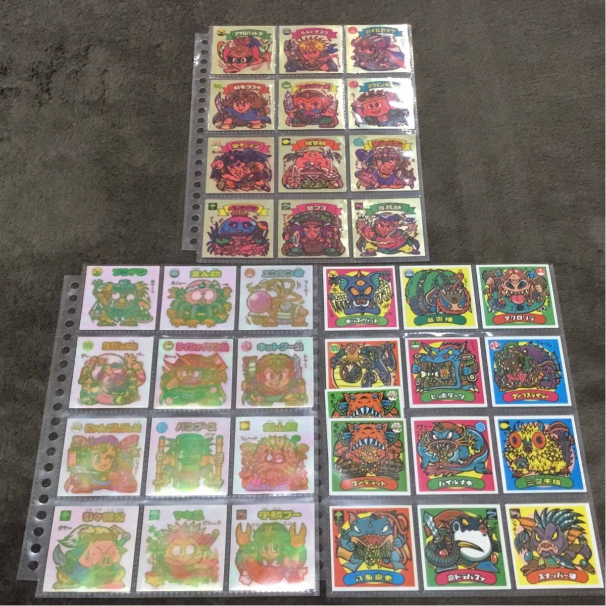 ビックリマン 美品 チョコ版 17弾 コンプ セット レトロ レア シール 