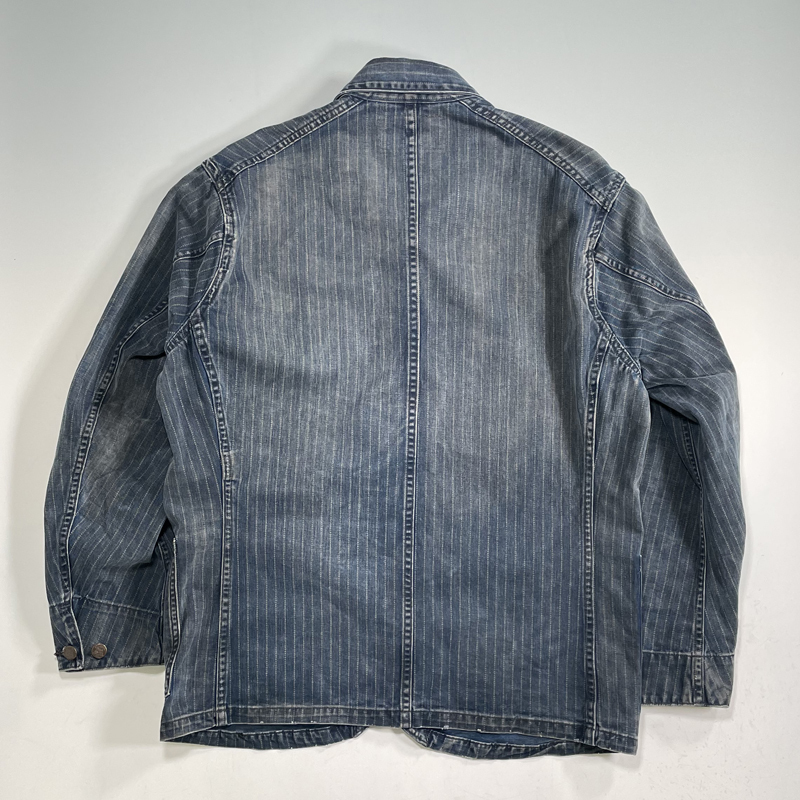 RRL ENGINEER COAT インディゴ L ダブルアールエル ウォバッシュ 