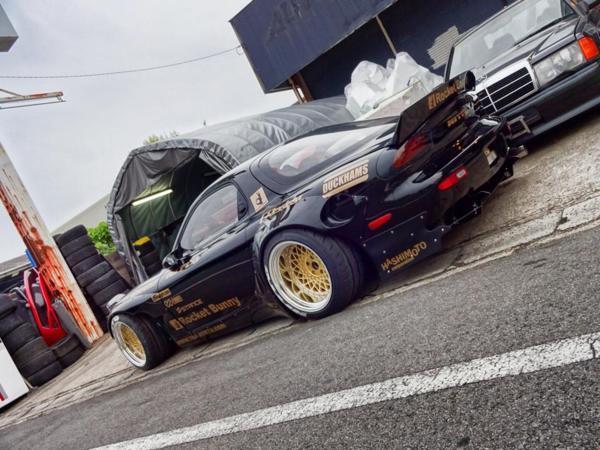 FD3S RX-7 リアディフューザー TRA京都 6666 ロケットバニー  