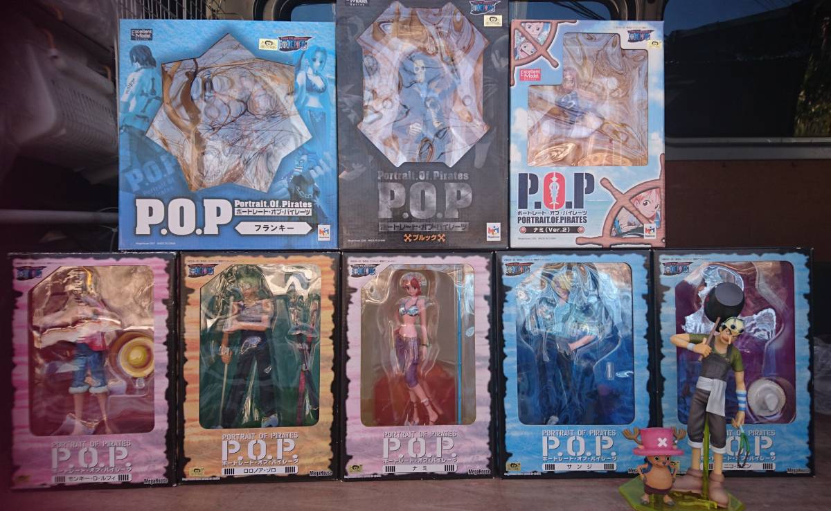 ワンピース p.o.p 9点まとめ売り ジャンク Portrait.Of.Pirate 