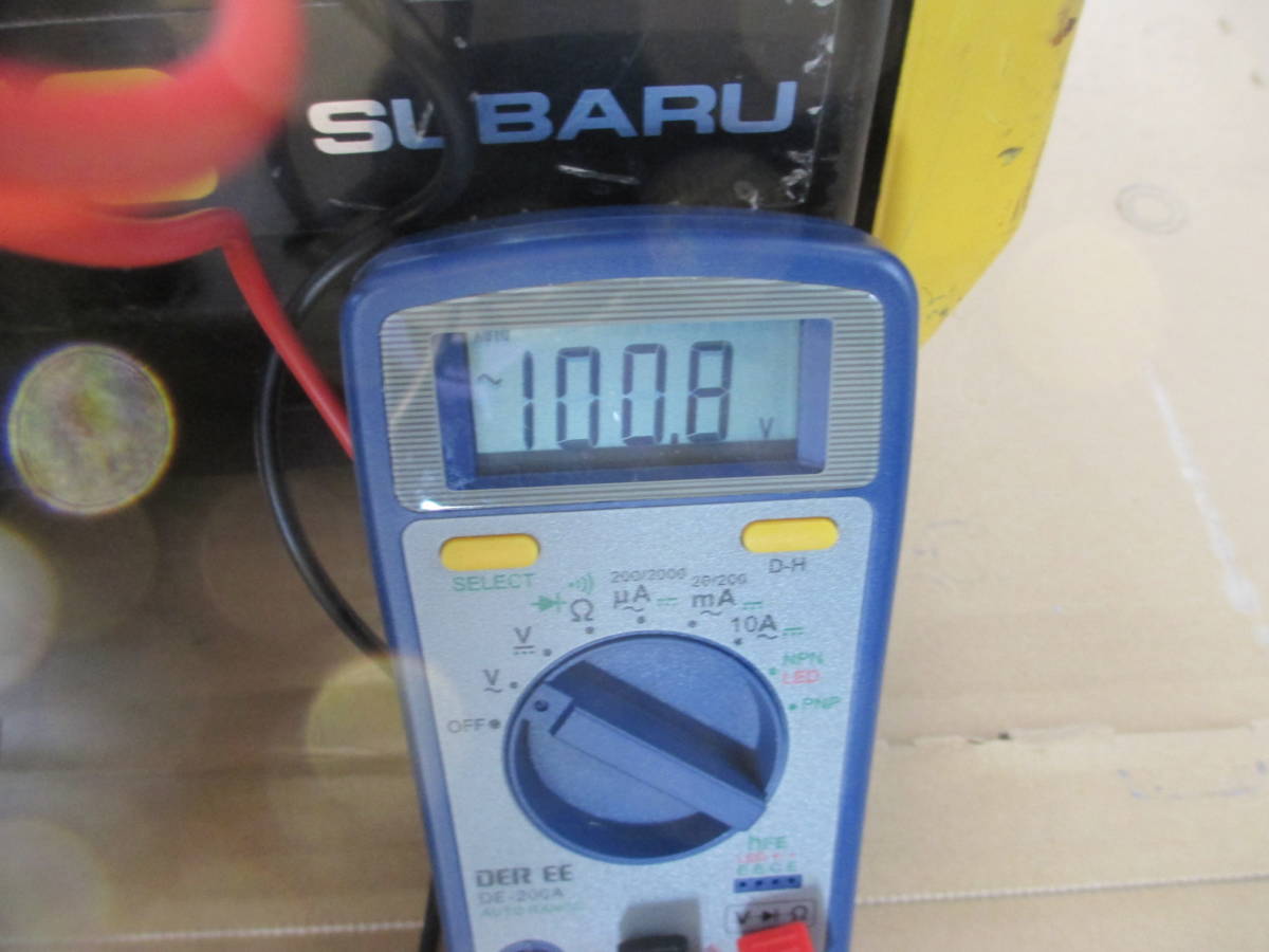 スバル 発電機 SG550 450va 発電機、変圧器、充電器 工具、DIY用品
