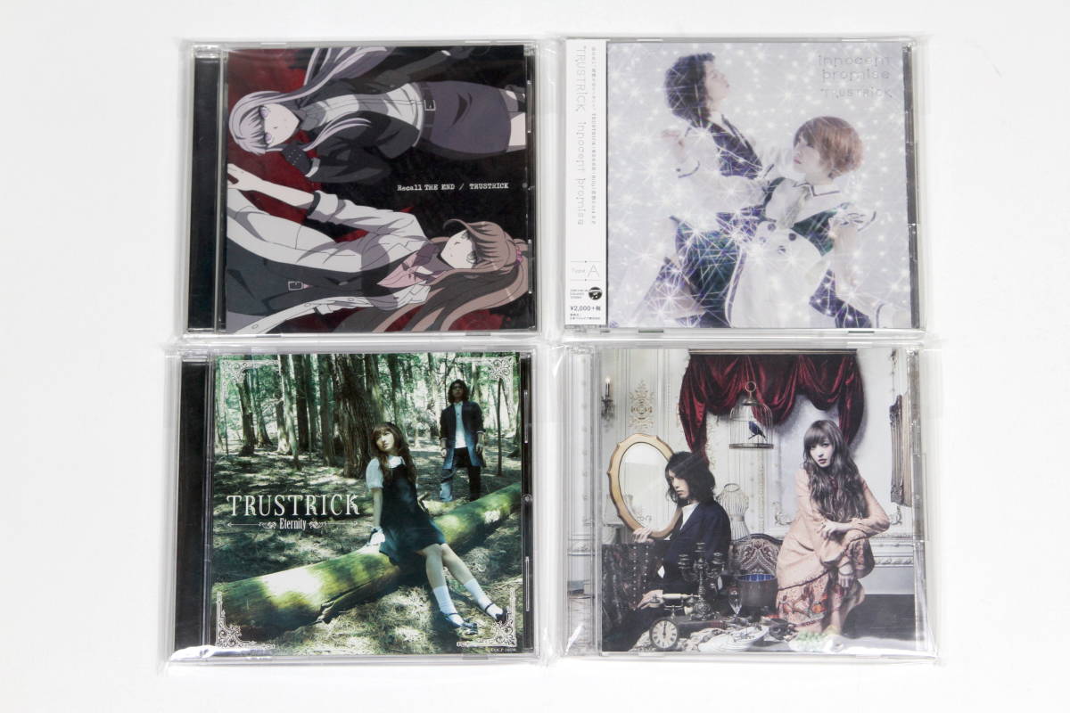  TRUSTRICK CD4枚セット TRICK Type-A DVD付 Eternity Recall THE END Type-B innocent promise Type-A DVD付 神田沙也加(その他)｜売買されたオークション情報、yahooの商品情報をアーカイブ公開 - オークファン た行