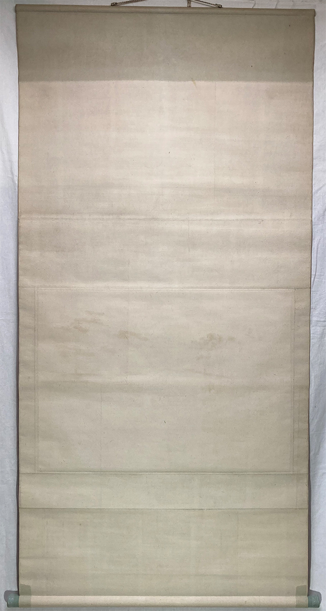 超激得，最新作 01521 津田青楓 作 「筑波山麓」掛軸（共箱）