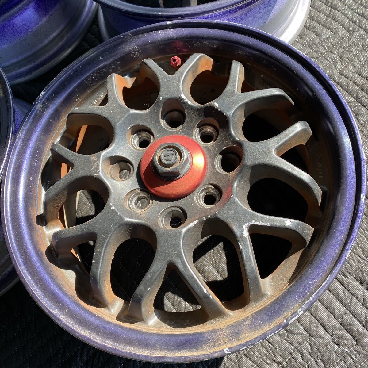 スパルコ 13インチ5J ホイール PCD100/114.3 SPARCO RACING マルチ 4本 