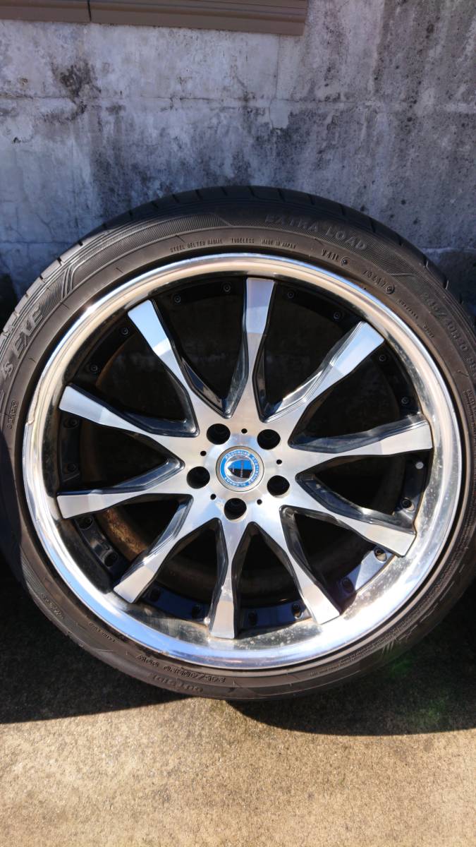 WORK☆SCHWERT ワーク シュバート20インチ☆バリ山タイヤ4本 245/40  