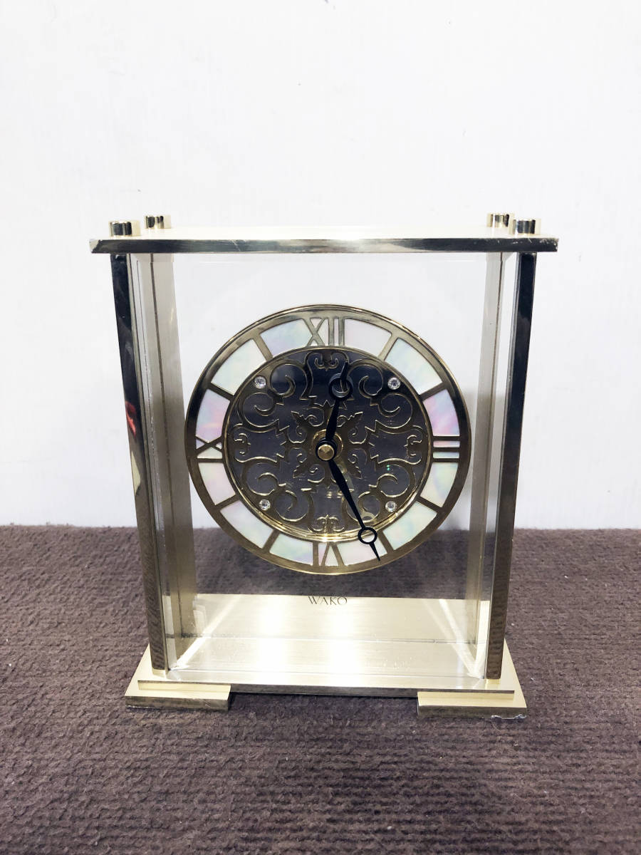 ☆ 中古☆和光（WAKO）クロック 置時計【SHK025G】U734(一般)｜売買