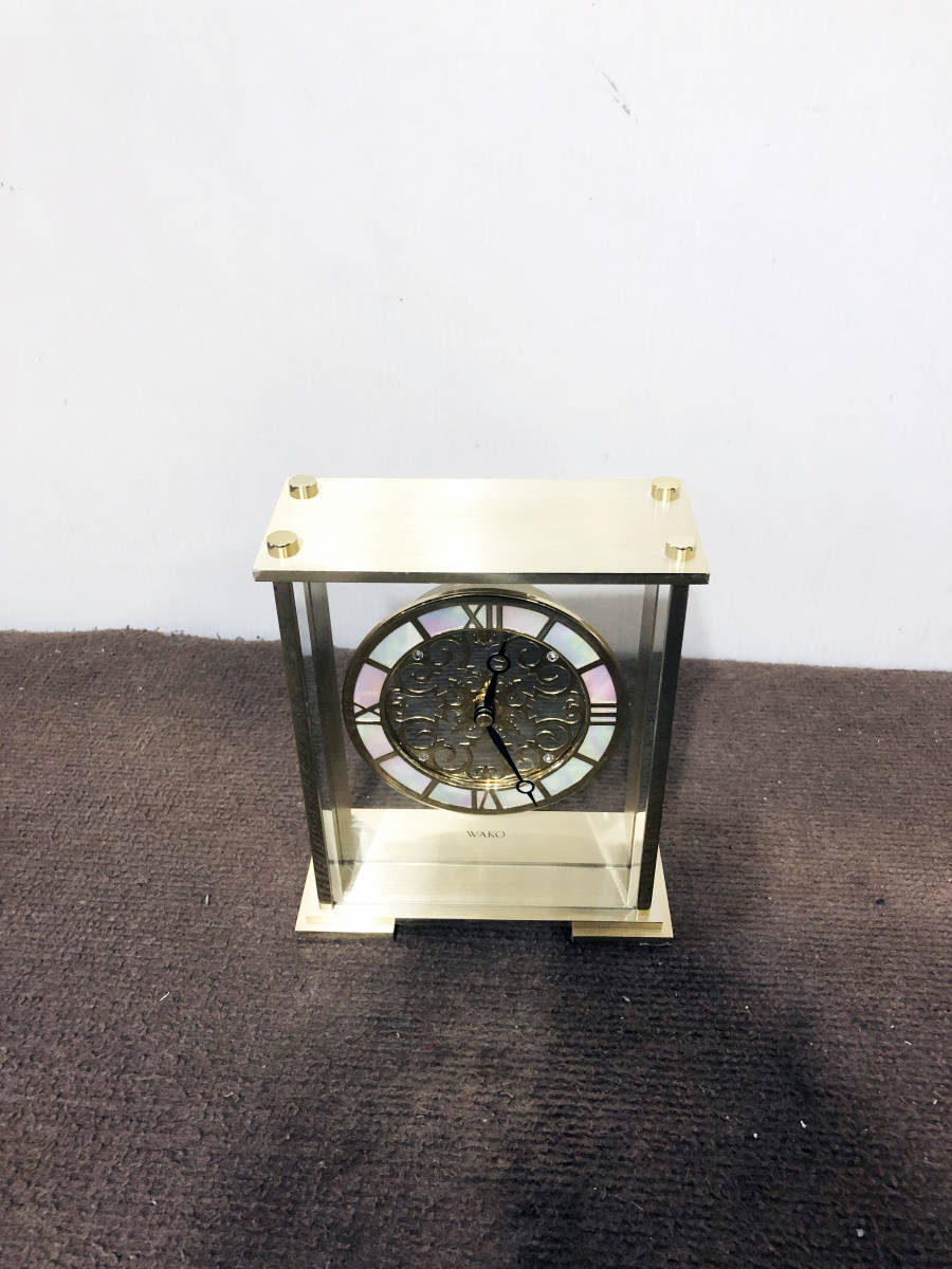 ☆ 中古☆和光（WAKO）クロック 置時計【SHK025G】U734(一般)｜売買