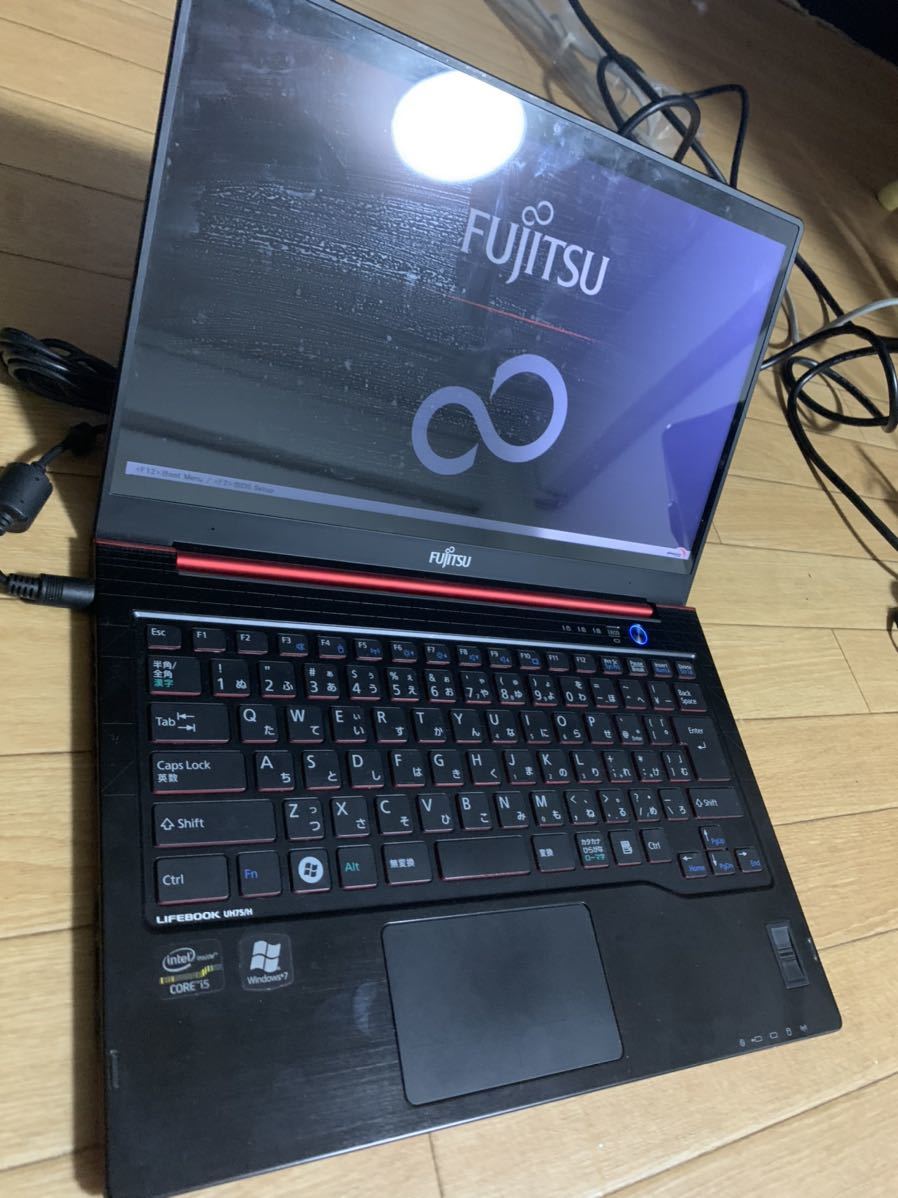 富士通 UH75/H i5 SSD Win10 Office2016