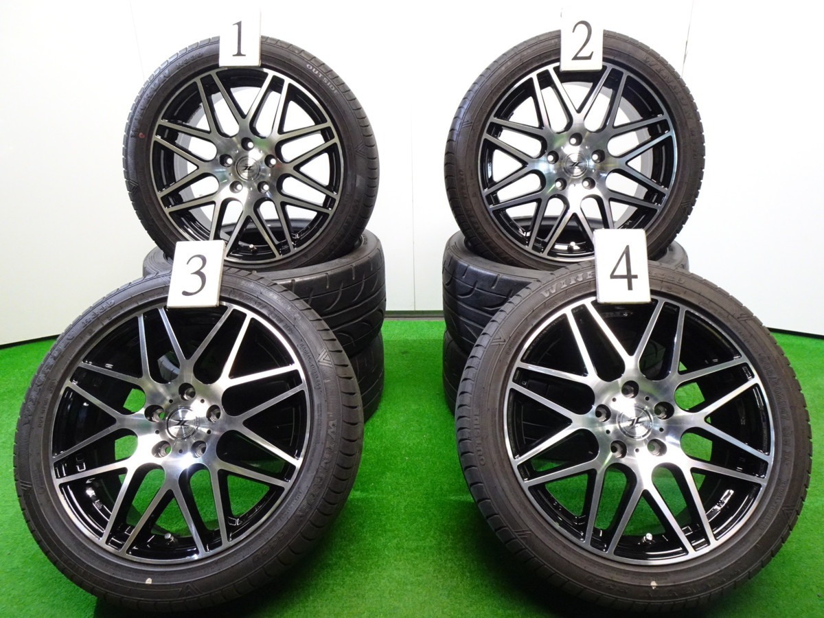 価格交渉あり！社外ホイール17インチ 17 × 7 J 5H PCD 114.3 +53 