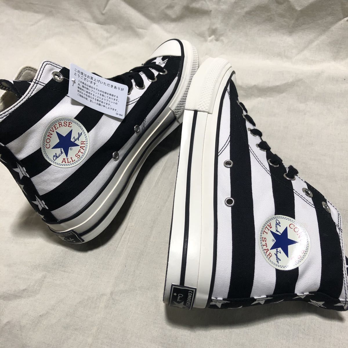 21AW新作 新品未使用 CONVERSE ADDICT コンバースアディクト CHUCK TAYLOR MATERIAL HI チャックテイラー US7 1/2 26cm 星条旗
