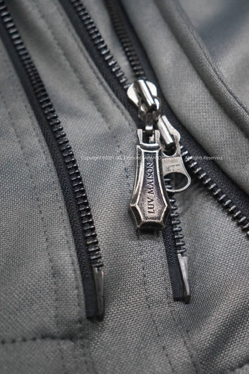 LUV MAISON ビッグフード ライダースパーカー 46 レザー切替 光沢 メタリック ジャージ ジャケット フーディー ストレッチ ジャックローズ ジャックローズ メルトンライダースジャケット 0 ROSE MAISON STORE公式通販)