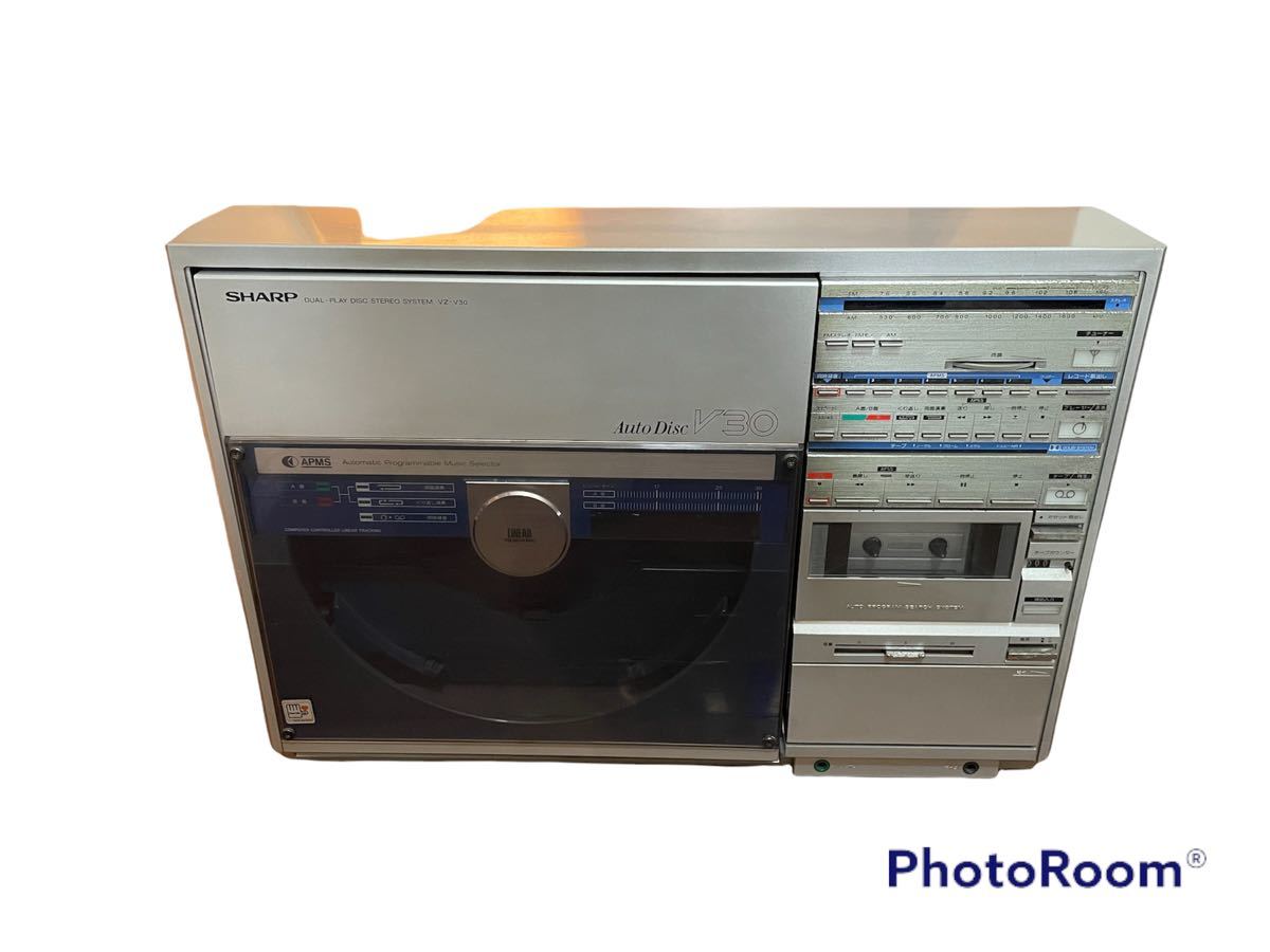 SHARP VZ-V30 レコードプレーヤ付きレシーバー レコードプレーヤー内蔵 