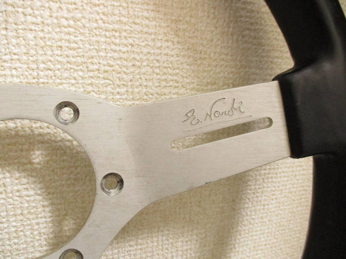 NARDI レザー 33パイ 小径 ステアリング 当時物 mjC5S-m58124451053 