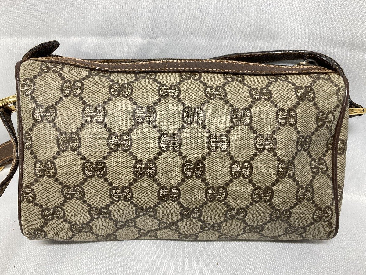 訳あり】GUCCI GG柄 ショルダーバッグ PVC 茶 【公式通販】