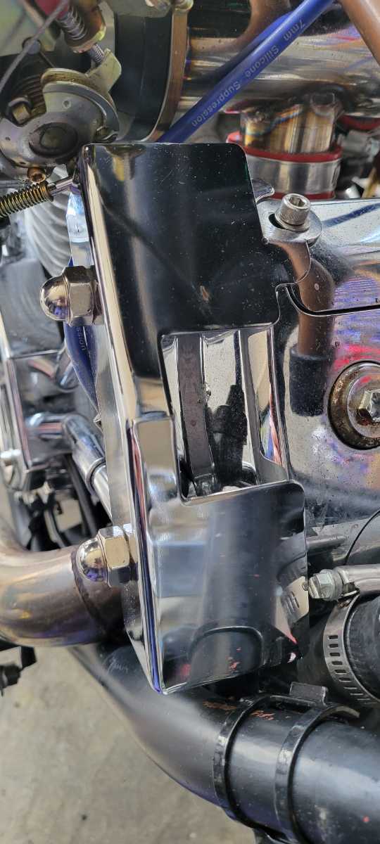 スティード400 スティード600用 プッシュロッドカバー(ダミー) (ホンダ