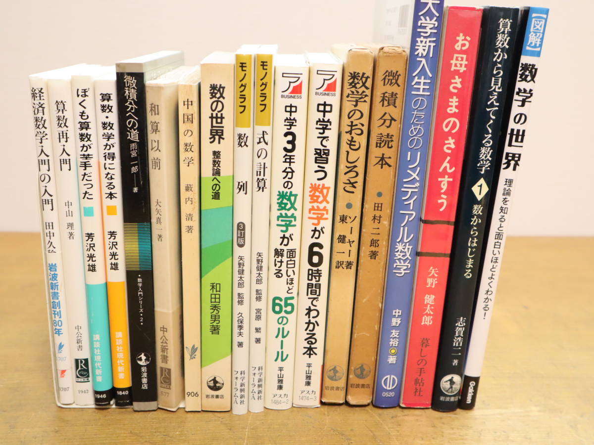 数学関連本 まとめて 18冊セット☆数学の世界/数学のおもしろさ/数列 