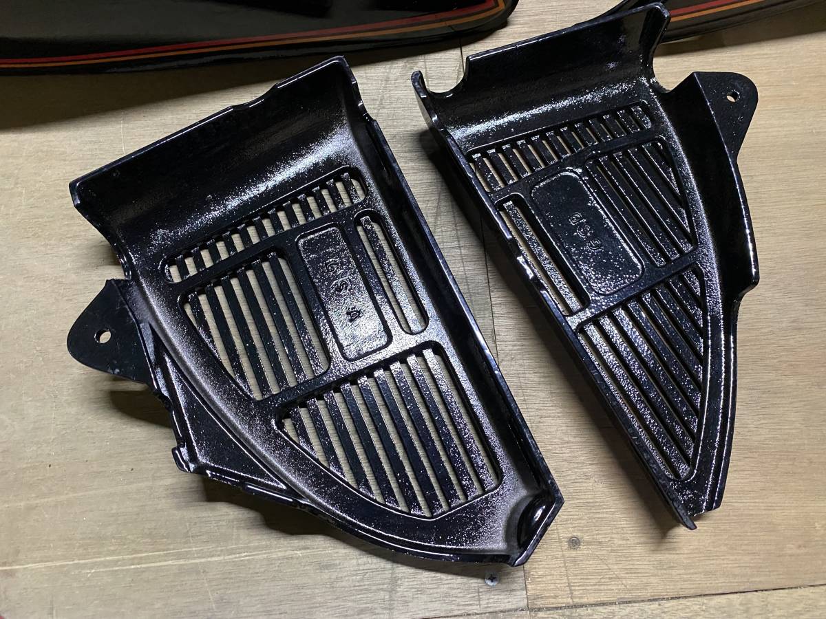 GS400 外装 セット 黒 橙 赤 E1ライン タンク テールカウル