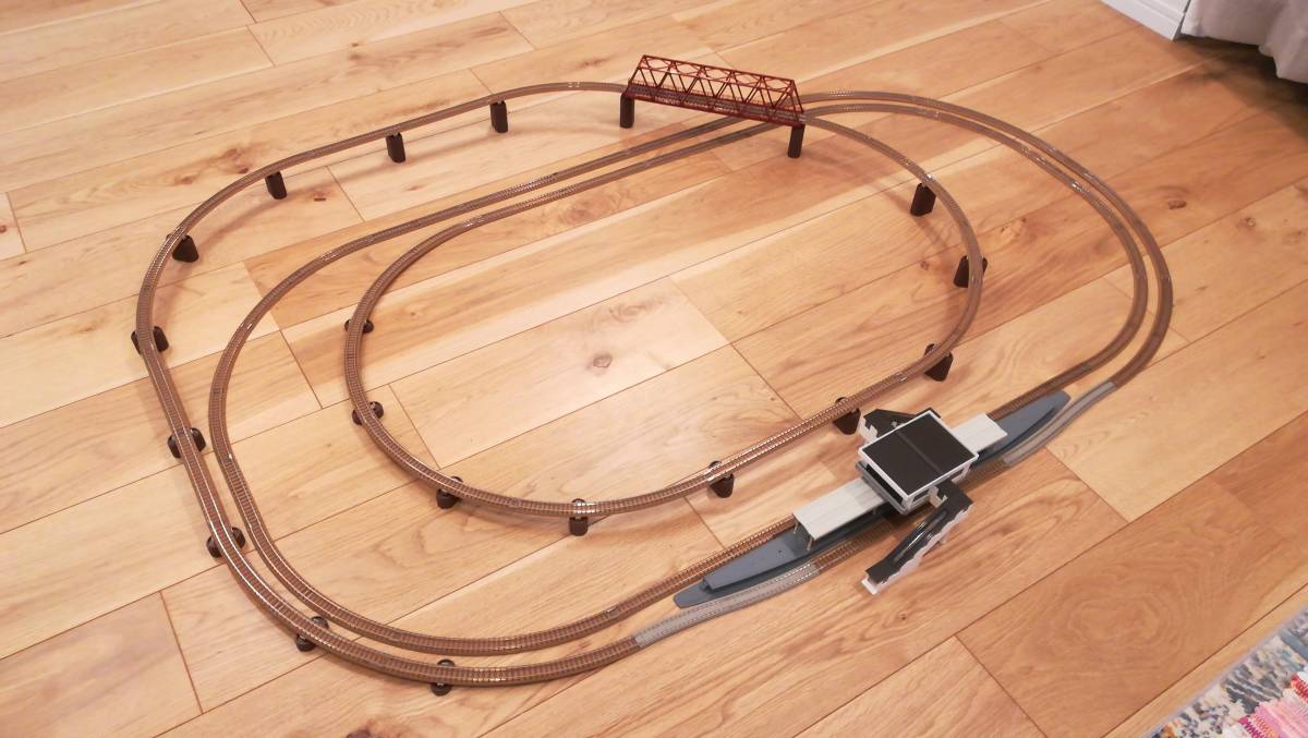 Tomix レールレイアウト 鉄橋 橋脚 島式ホーム 駅舎 Nゲージ 鉄道模型 
