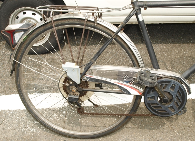 新潟市〜ビンテージ！昭和！大島サイクル！美車当時物！希少！実動！旧車自転車 W2762】 昭和レトロ ビンテージ 自転車 マルイシ YOUNG HOLIDAY 26