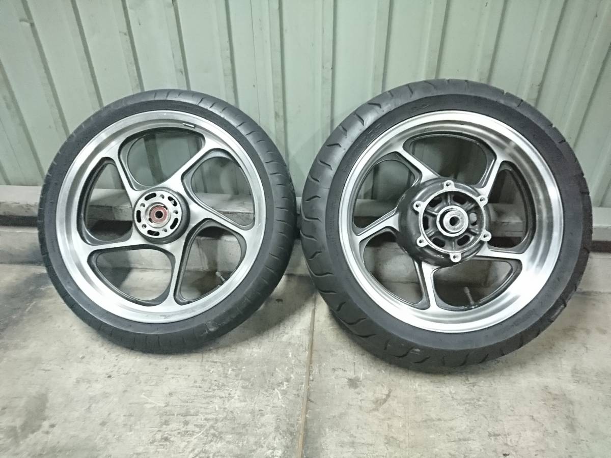 激安大特価，定番 ゼファー1100 前後ホイールセット 18&times;3.00 17&times;4.50(セット)｜売買されたオークション情報、yahooの商品情報をアーカイブ公開 - オークファン カワサキ用
