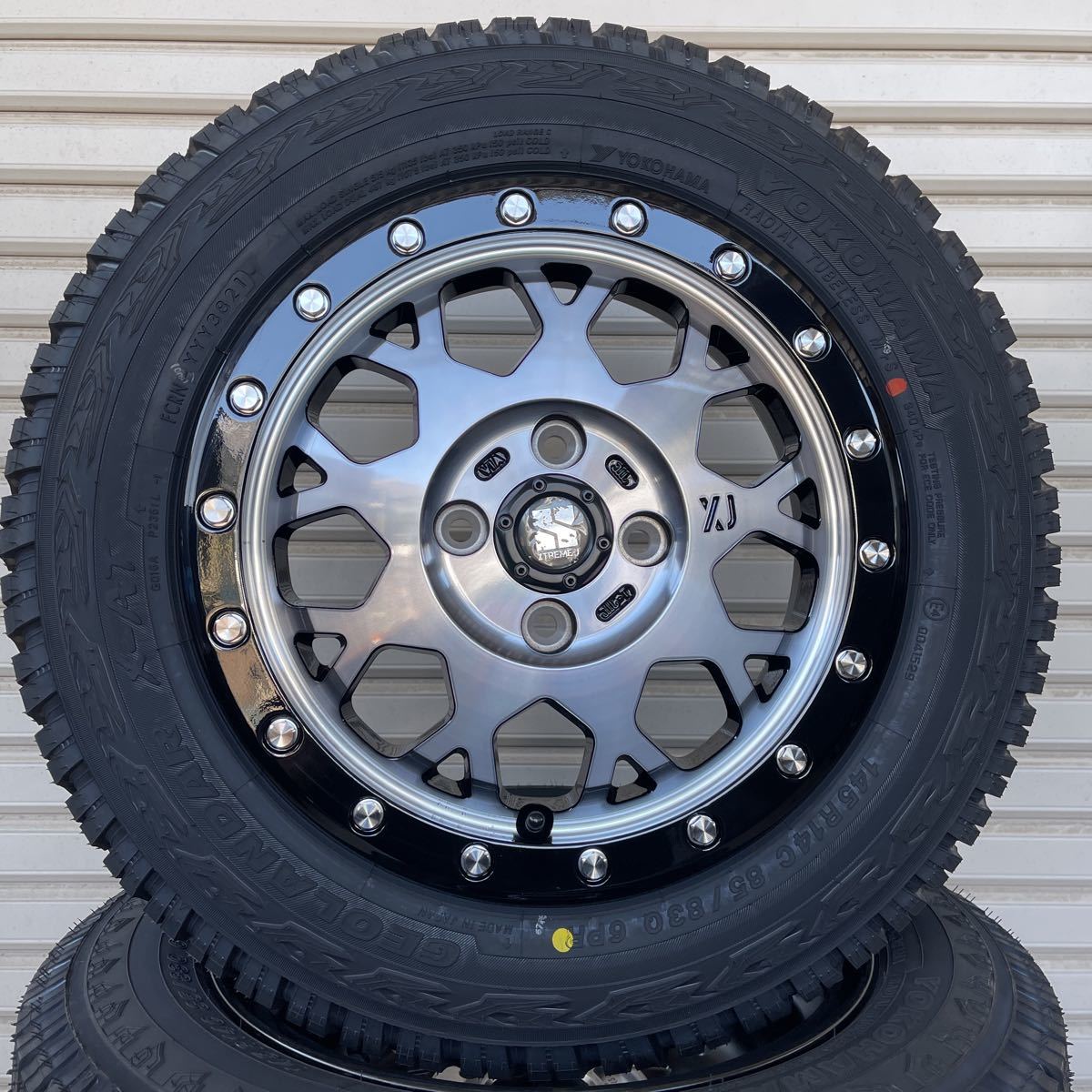 《XTREME-J XJ04》ヨコハマ ジオランダー X-AT◆G016◆145R14C 85/83Q 6PR ゴツゴツタイヤ　M+S◆ハイゼットジャンボ リフトアップ 2026年最新Yahoo!オークション ヨコハマ -xtreme-j 4本セット アイスガード 0