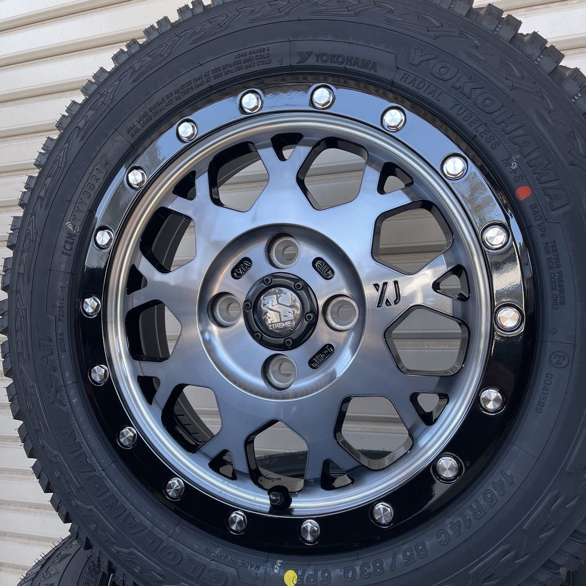 《XTREME-J XJ04》ヨコハマ ジオランダー X-AT◆G016◆145R14C 85/83Q 6PR ゴツゴツタイヤ　M+S◆ハイゼットジャンボ リフトアップ 2026年最新Yahoo!オークション ヨコハマ -xtreme-j 4本セット アイスガード 0